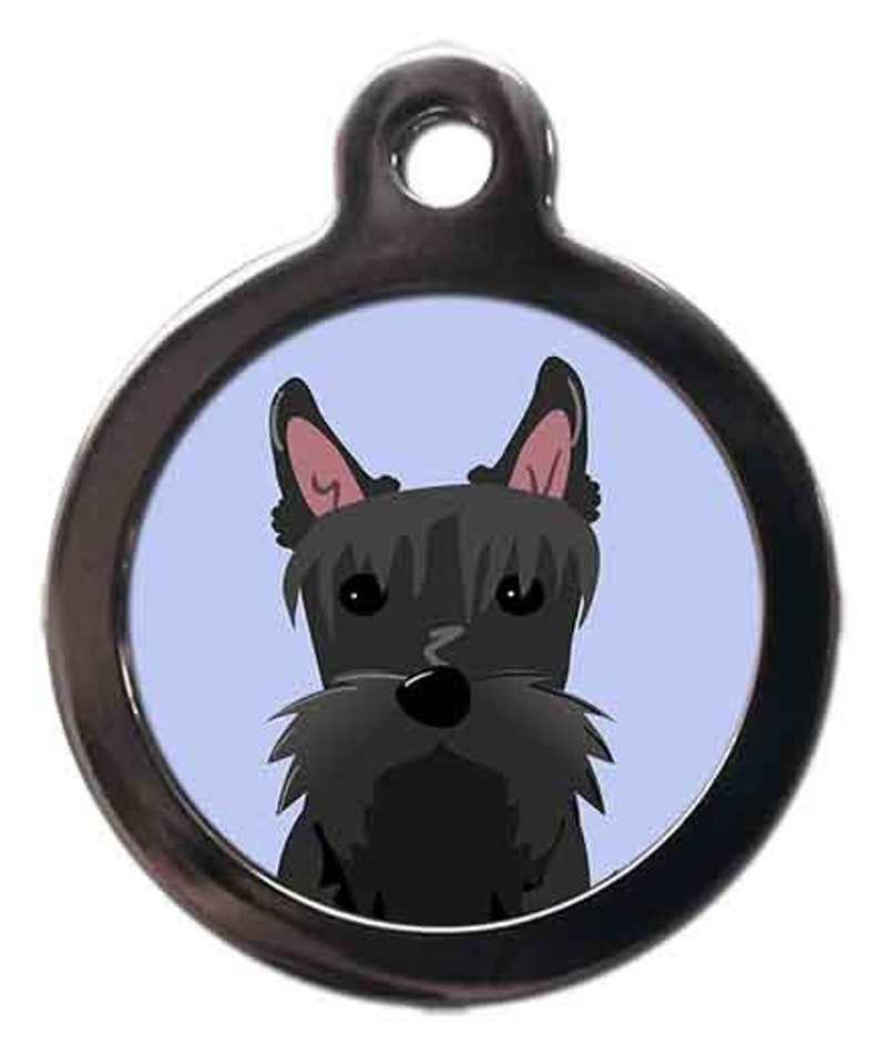 scottish terrier pet tag