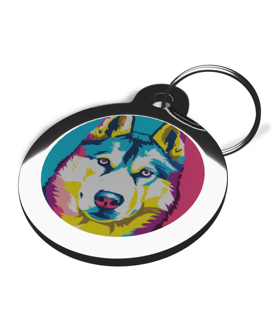 Husky Pet Tags Various Designs Available Etsy