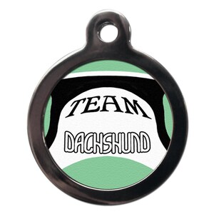 Team Dachshund Pet Tags