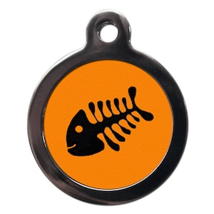 Fishbone Cat Kitten Tags