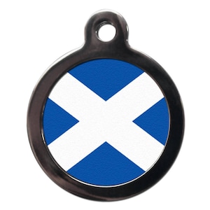 St Andrew Cross Scottish Pet Tag