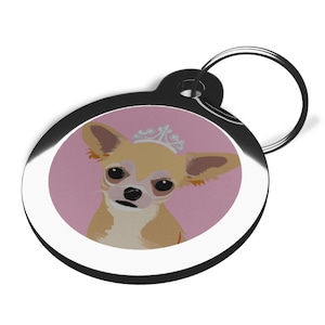 Chihuahua  Breed Pet  Tags  - Various Designs Available