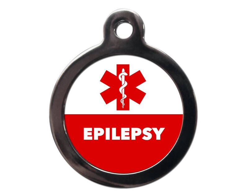 Custom Epilepsy Medical Alert Pet ID Tag Medical Pet Dog Cat Etsy