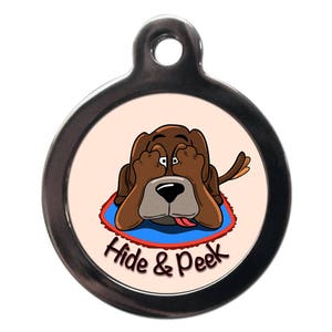 Hide and Peek Pet Tag