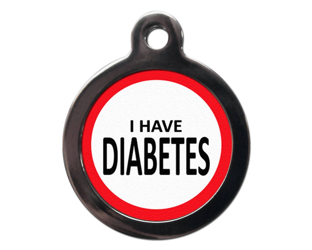 Diabetes dog tag cheap