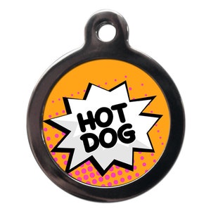 Hot Dog Custom Pet Tags