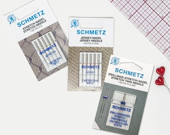 Stretch 75/11, Stretch Twin 130/705 or Jersey 80/12 Sewing Needles