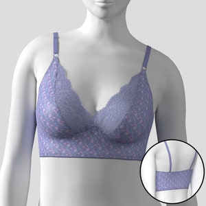 Stitch Love Studio- Daisy Bralette downloadable PDF sewing pattern