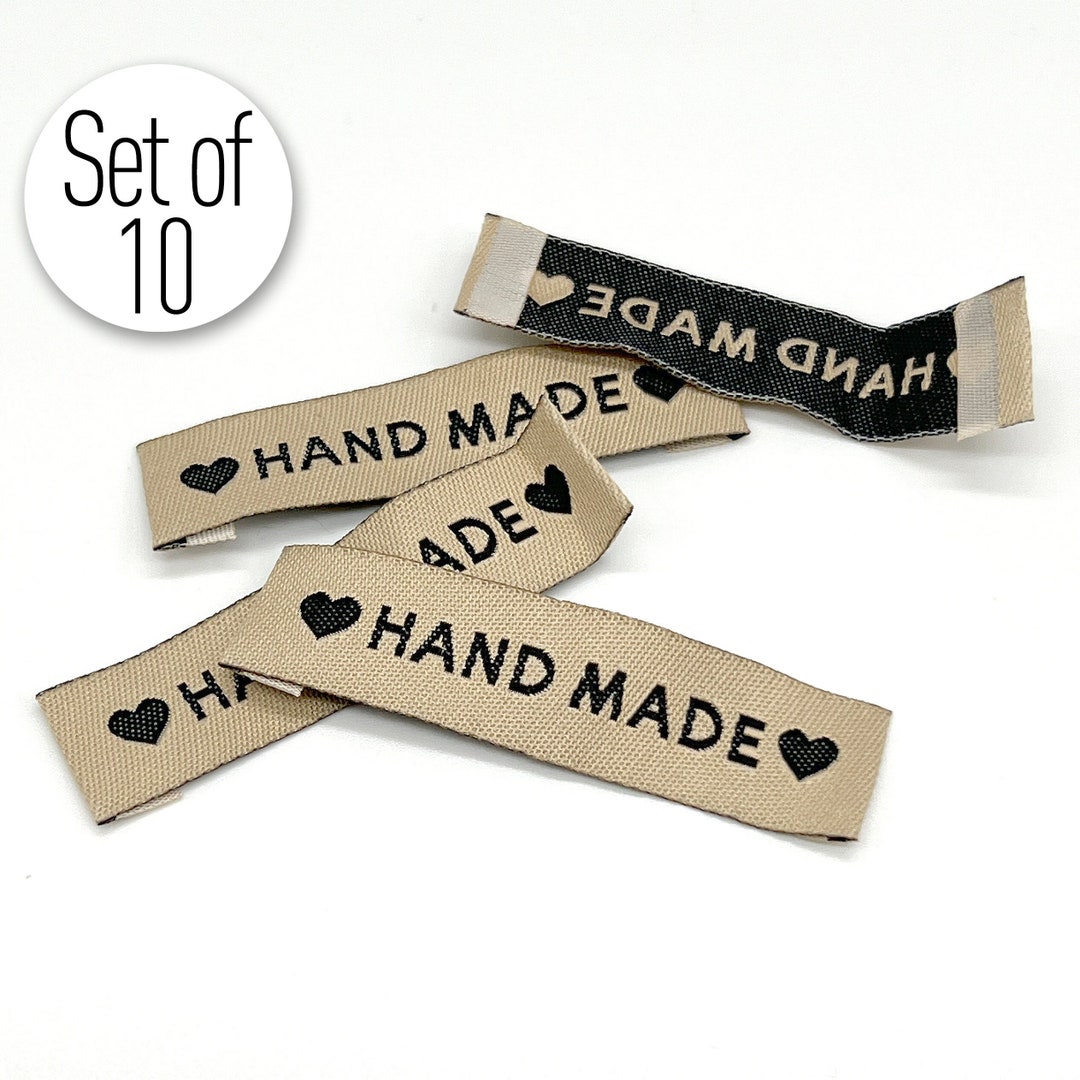 Cute Hand Made Garment Twill Tape Label Set of 10 Etsy
