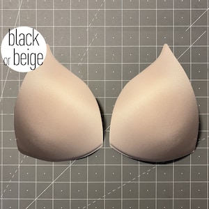 Push Up Triangular-Shaped, Bra Cups or Sewn In for Lingerie, Swimwear, Dance Costumes, Dresses - Sizes 32-38