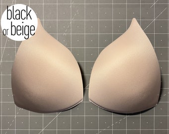 Push Up Triangular-Shaped, Bra Cups or Sewn In for Lingerie, Swimwear, Dance Costumes, Dresses - Sizes 32-38