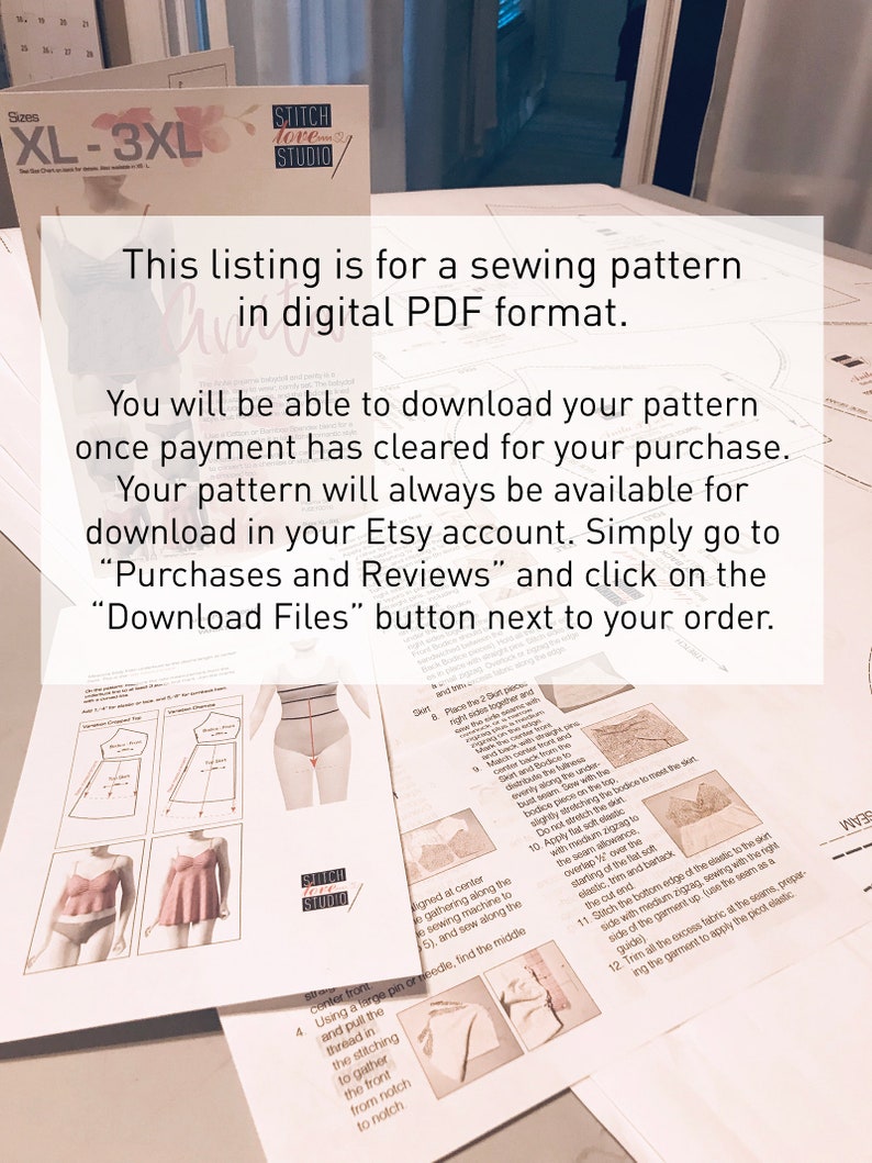 Stitch Love Studio- Daisy Bralette downloadable PDF sewing pattern