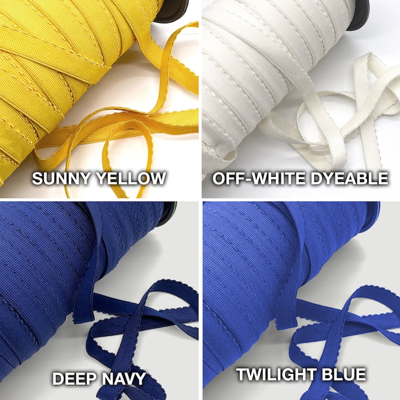 Stitch Love Studio 1/2 inch (12mm) Picot Elastic