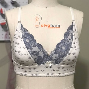 Stitch Love Studio- Daisy Bralette downloadable PDF sewing pattern