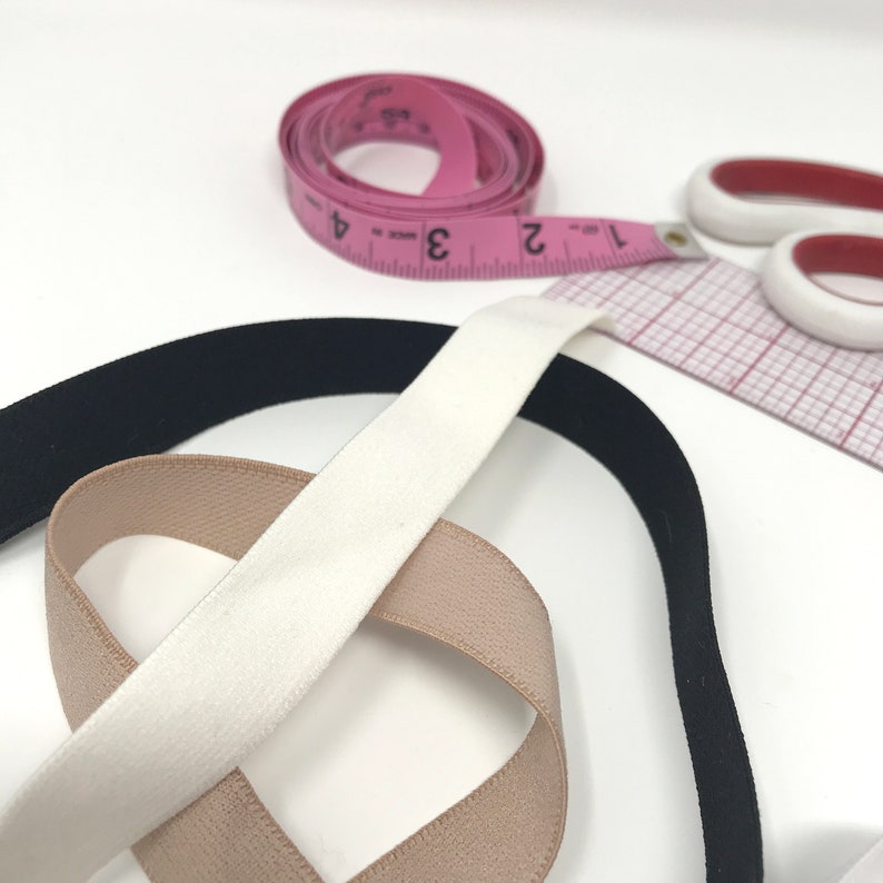 Stitch Love Studio- 1 inch or 25mm satin elastic