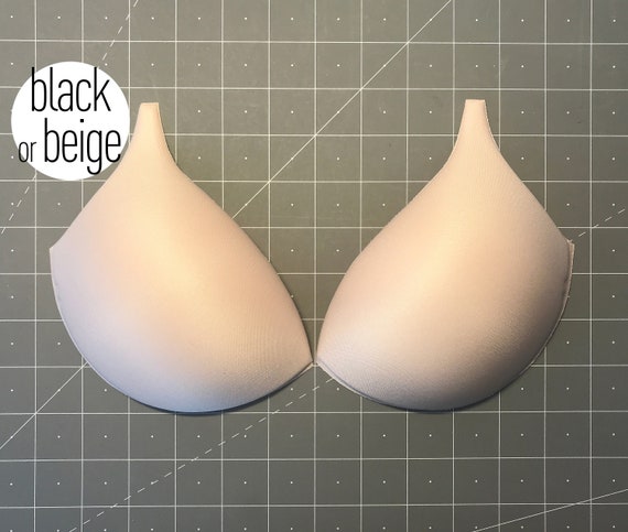 Molded Contoured Bra Cups, Inserts or Sewn in for Lingerie