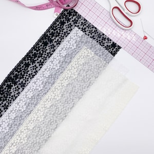 6 3/4&quot; (17cm) Stretch Lace, Soft, High-Quality- by the 1 yard
