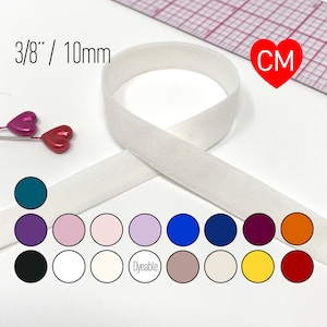 3/8” or 10mm Super Flat Soft Matte Elastic, Stretch Trim- 2 Yards