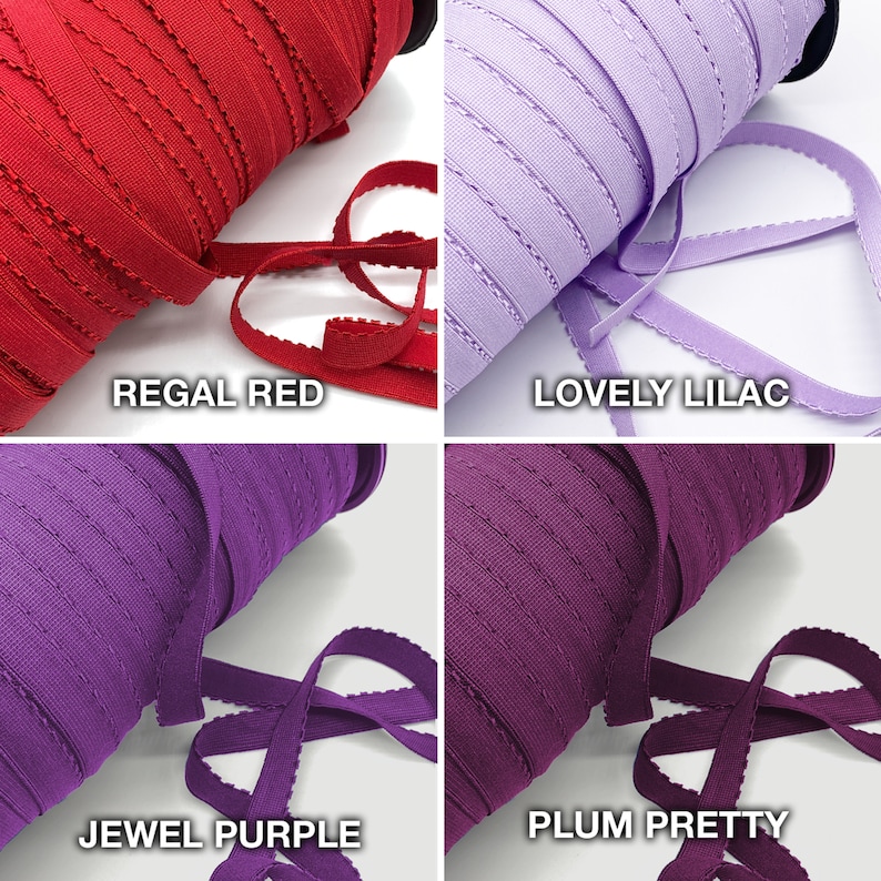 Stitch Love Studio 1/2 inch (12mm) Picot Elastic