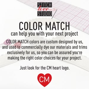Stitch Love Studio Color Match colors. Just look for the CM heart logo.