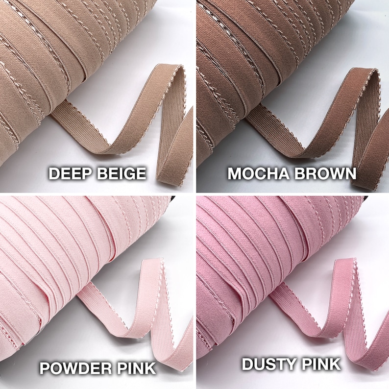 Stitch Love Studio 1/2 inch (12mm) Picot Elastic