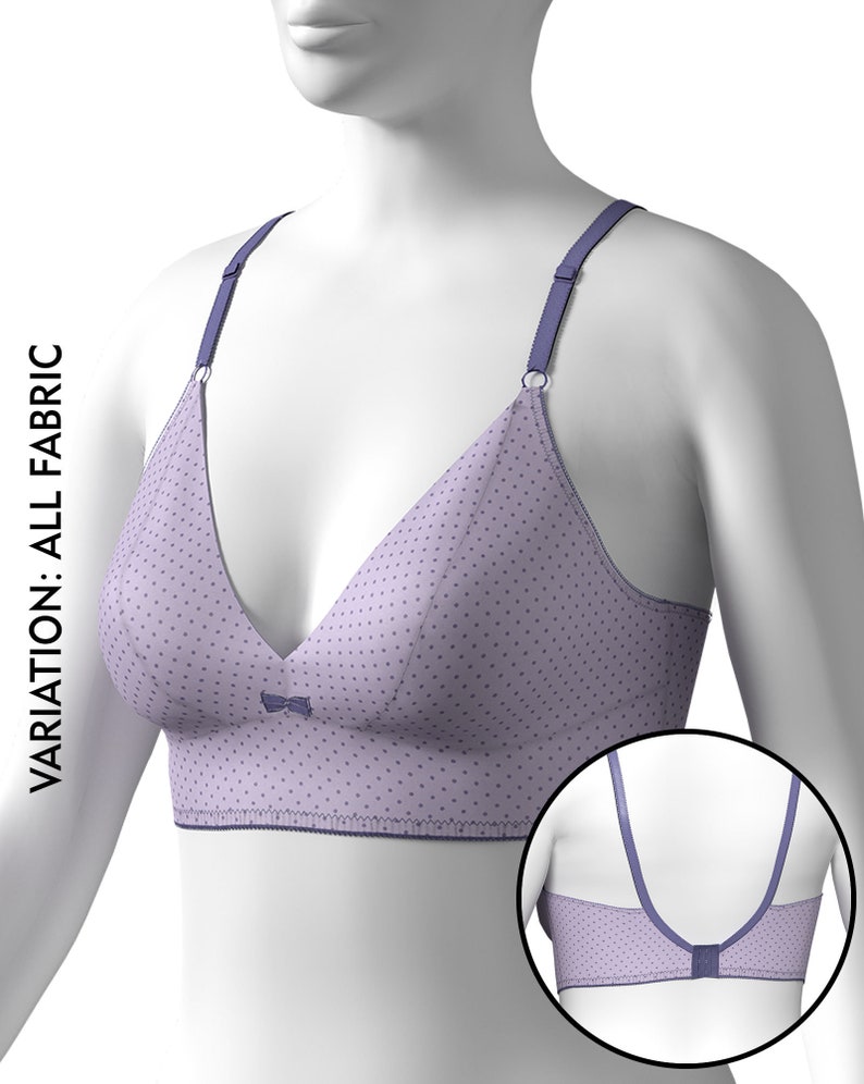 Stitch Love Studio- Daisy Bralette downloadable PDF sewing pattern