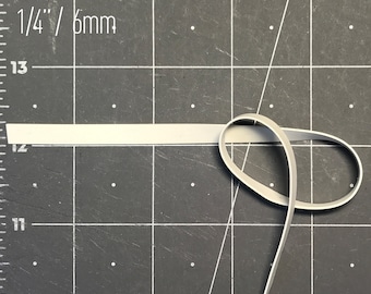 Guma elastyczna 1/4" (6 mm) do strojów kąpielowych, odzieży sportowej, odzieży do tańca - odcinki 10 jardów