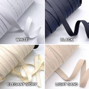 Stitch Love Studio 1/2 inch (12mm) Picot Elastic