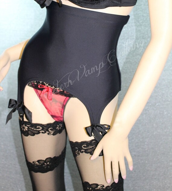 High waisted top garter skirt