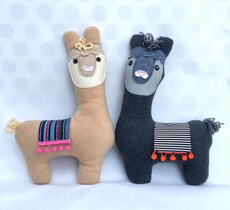 LLAMA Stuffed Animal Plush Kawaii Llama Llama Pillow Toy | Etsy
