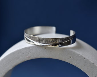 Bracelet de manchette - Bracelet en argent sterling - Poignets - Poignets minimalistes - Cadeau pour elle