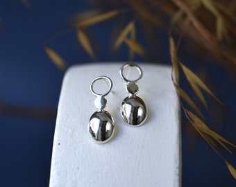 Boucles d'oreilles en argent - Boucles d'oreilles modernes - Minimal Studs - Boucles d'oreilles géométriques - Goujons en argent