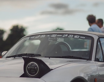 Miata 2024 windshield banner