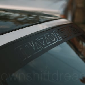 Mazdaspeed miata mx5 car windscreen sun banner