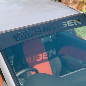 Honda EP3 EP2 Mugen windscreen sun banner