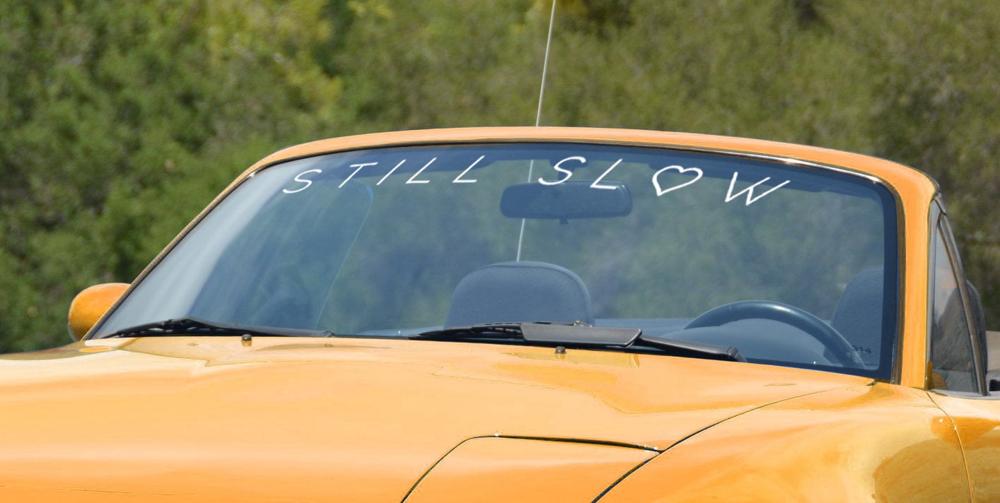 Auto Windschutzscheibe Sticker, Wald Aufkleber für Frontscheibe schwarz  gepunktete Linie, Berge Deko, abnehmbare Windschutz aufkleber, Auto Deko -  .de