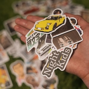 100pcs Initial D sticker pack JDM
