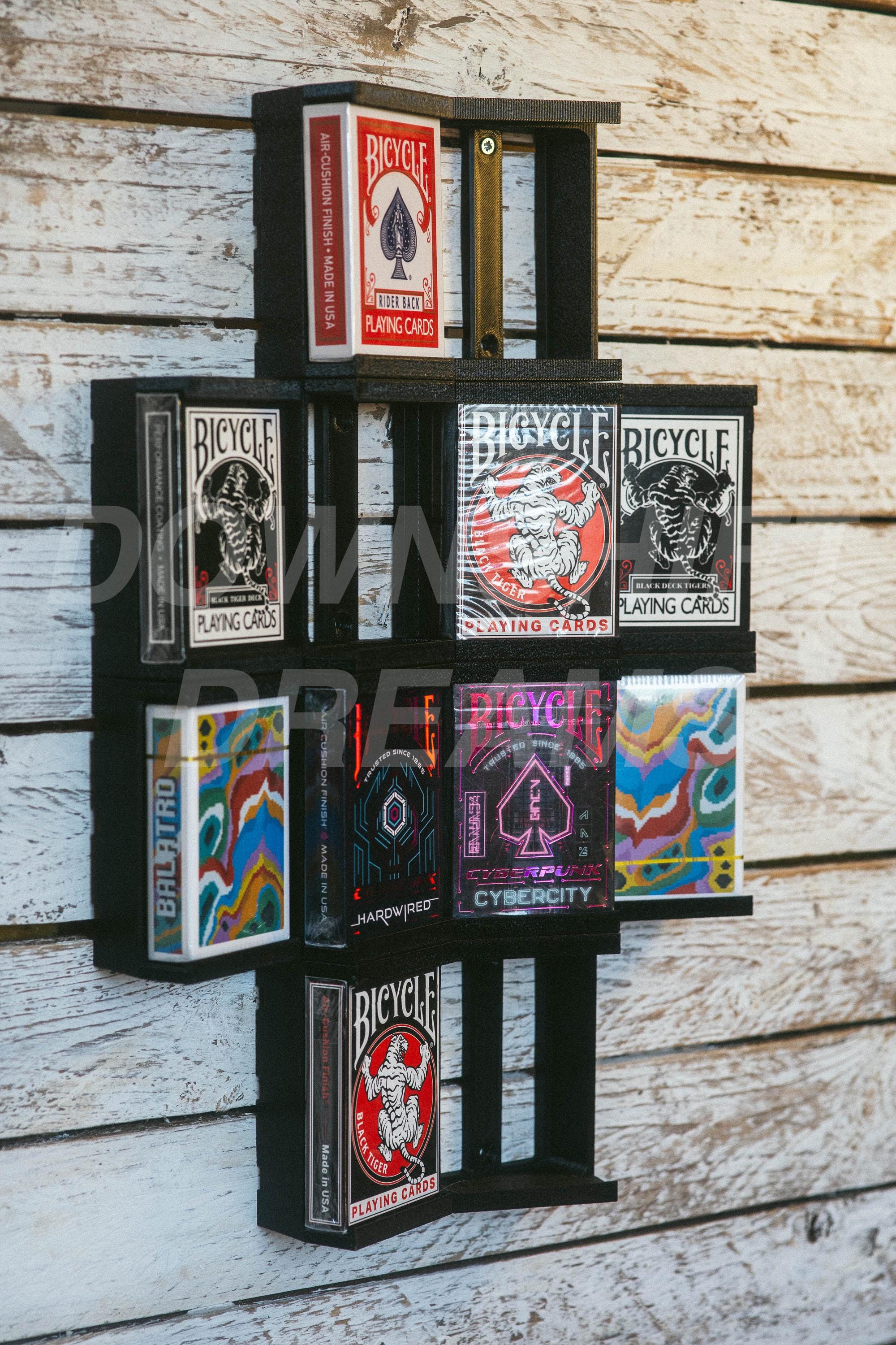 Modular Playing Card Wall Display | Deck Holder for Collectors ...