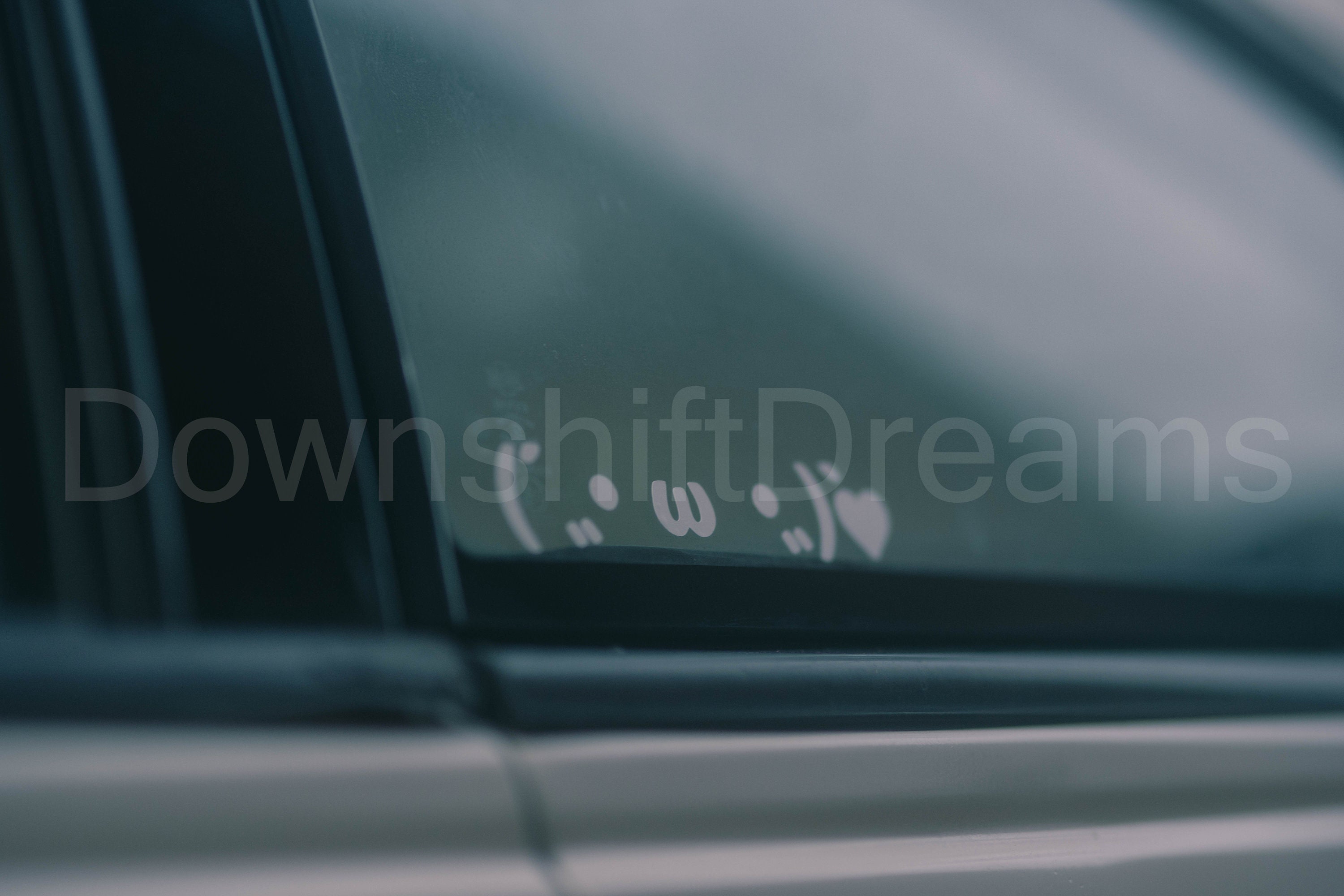Window Slap Sticker Kaomojis Kawaii Text Emoji JDM Transparent Slap Stickers Window ...