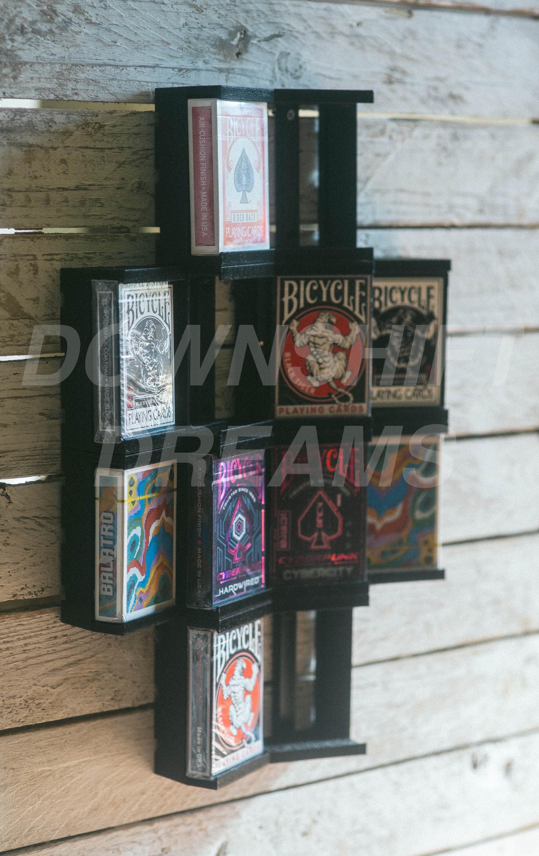Modular Playing Card Wall Display | Deck Holder for Collectors ...