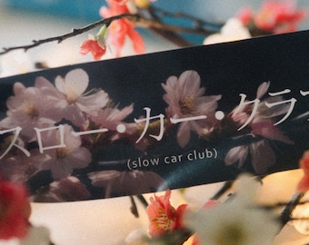 Slow Car Club Sakura Cherry Blossom JDM Slap Sticker