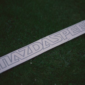 mazdaspeed window banner windshield decal