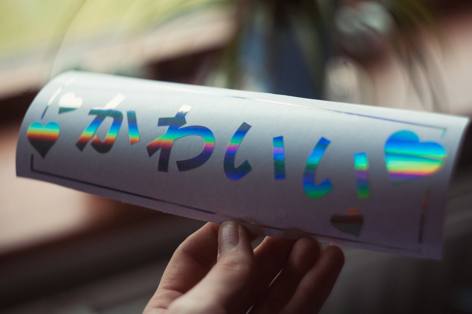 Window Slap Sticker Kawaii JDM Transparent Slap Sticker Window Sticker Katakana - Etsy
