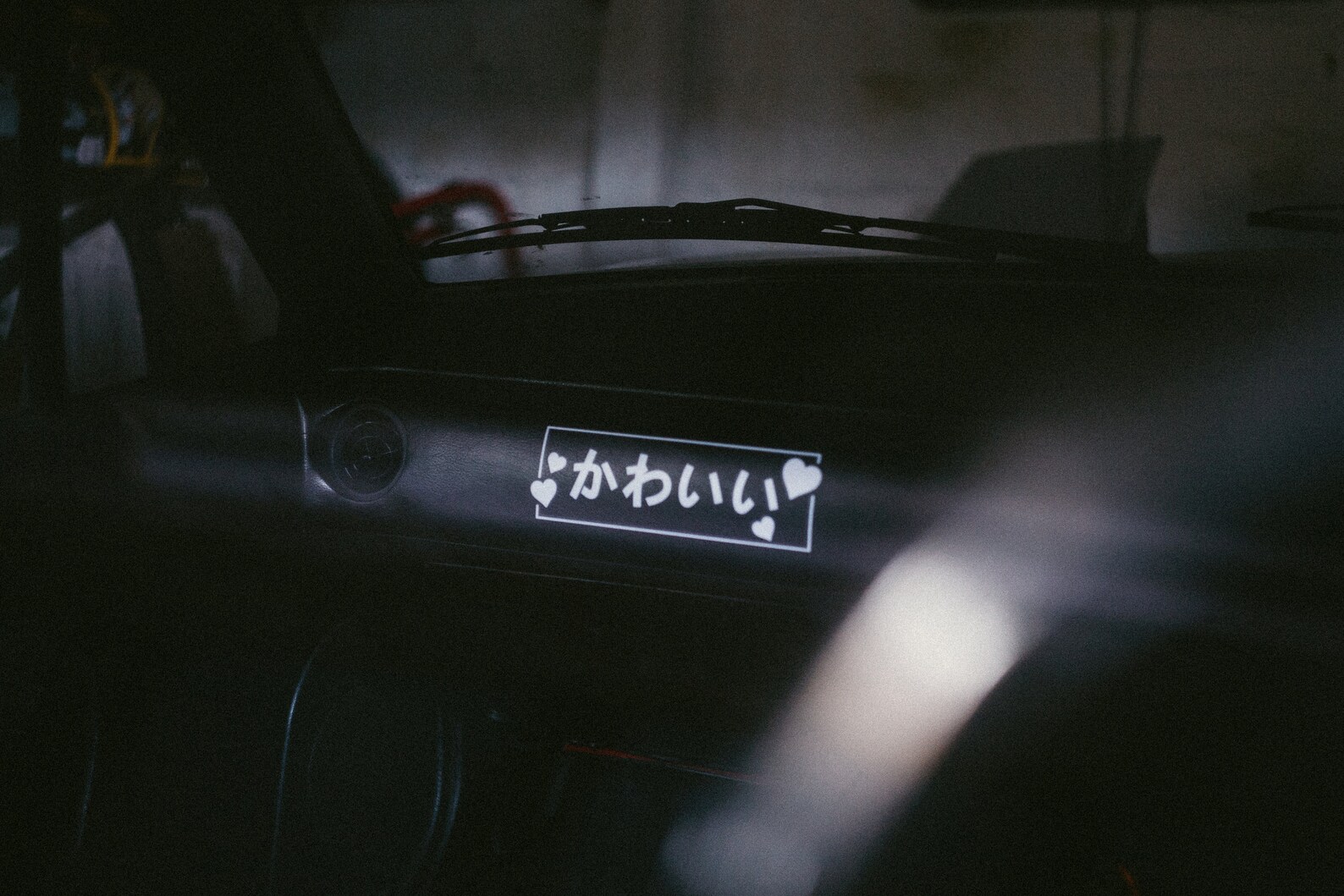 Window Slap Sticker Kawaii JDM Transparent Slap Sticker Window Sticker Katakana - Etsy