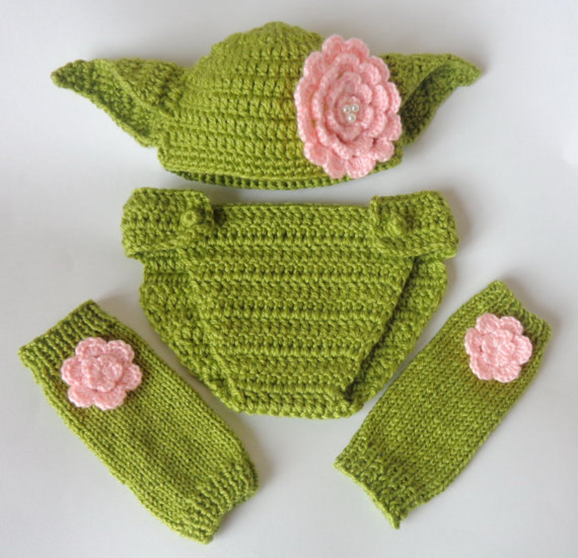 Yoda Baby Hat From Star Wars Newborn Adult Costume Wig Beanie Etsy