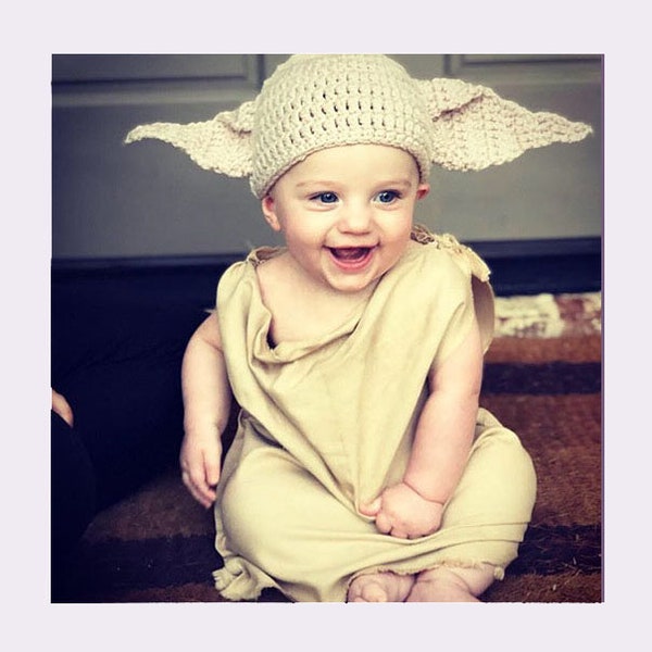 Baby Outfit Costume - The House Elf Hat And Shirt/Dress - Newborn Toddler Adult Halloween Costume/Cosplay Wig/Baby Shower Gift/