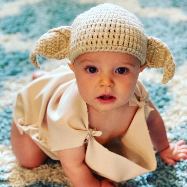 Baby Outfit Costume the House Elf Hat 