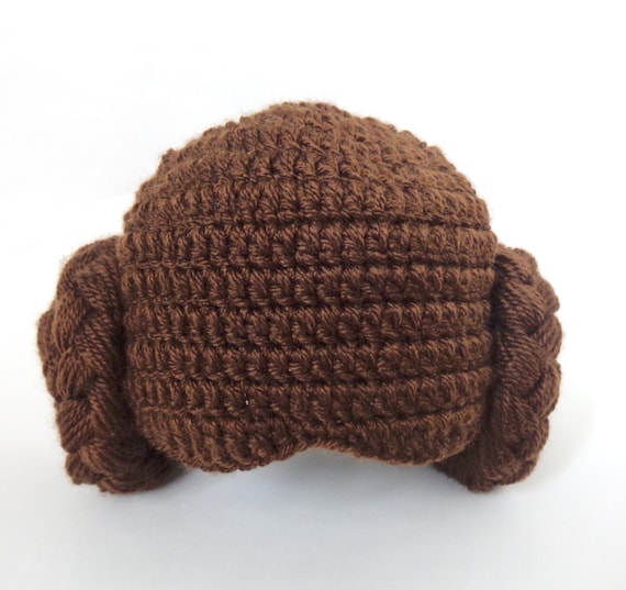 princess leia baby hat