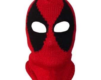 Deadpool Masker, Marvel Mask-Red Mask- Superhero Mask- Film Merc Child Teen - Halloween Balaclava / Cosplay kerstcadeau /