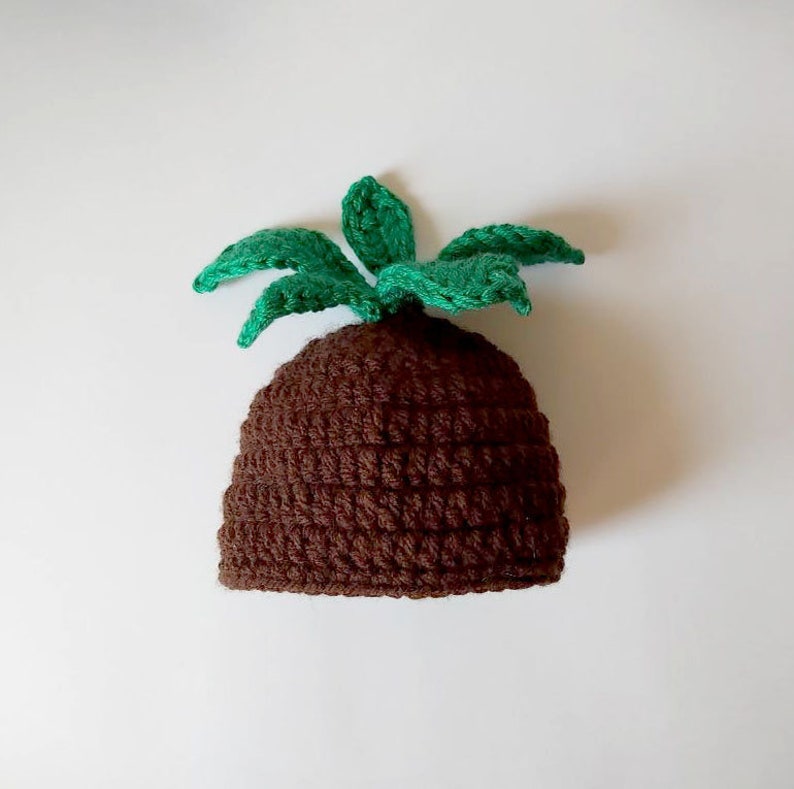 The Mandrake Root Hat Beanie Newborn, Teen, Kid, Adult Halloween Costume / Cosplay Wig / Baby Shower Or Christmas Gift image 4